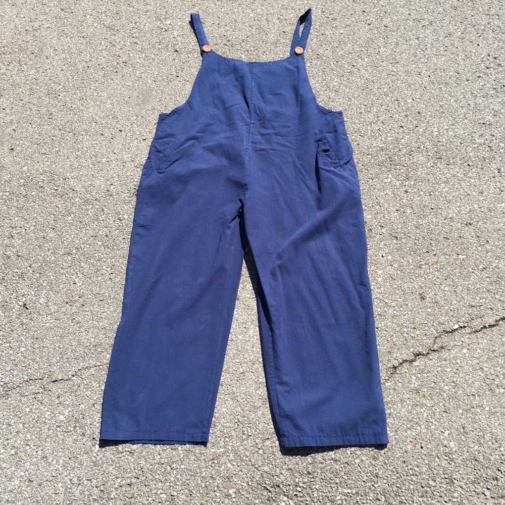 Oversized Indigo Overall